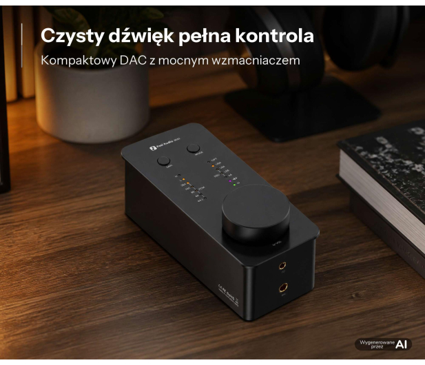 Fosi Audio Fosi Audio SK02 black - Wzmacniacz słuchawkowy z DAC - 1583302 - zdjęcie 4